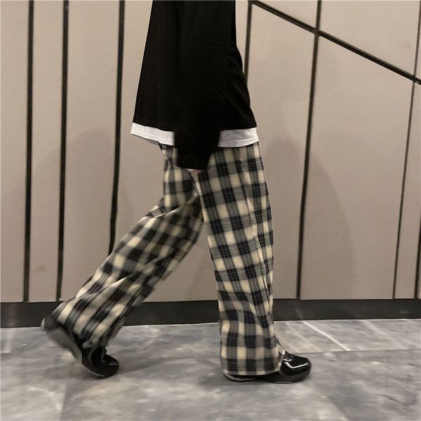 spring new 2021 plaid leg string couples straight pants youth male clothes vnvd, Black
spring new 2021 plaid leg string couples straight pants youth male clothes vnvd, Black