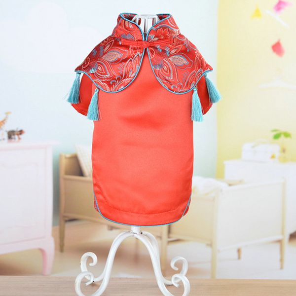 ruyi cloud shoulder pet clothes spring and summer new net red pet dog cheongsam skirt
ruyi cloud shoulder pet clothes spring and summer new net red pet dog cheongsam skirt