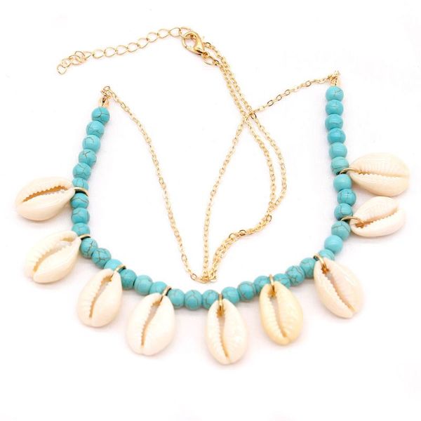 pendant necklaces natural shell beaded stone long chain necklace women fashion bohemian beach clavicle charms collar jewelry, Silver
pendant necklaces natural shell beaded stone long chain necklace women fashion bohemian beach clavicle charms collar jewelry, Silver