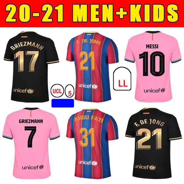 2020 soccer jersey griezmann f. de jong coutinho braithwaite trincao pedri dest 20 21 adult+kids kit high-quality football shirt, Black;yellow
2020 soccer jersey griezmann f. de jong coutinho braithwaite trincao pedri dest 20 21 adult+kids kit high-quality football shirt, Black;yellow