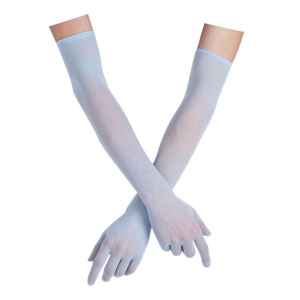 elegant women girls transparent ultra-thin long gloves summer driving cycling anti-uv stretchy full finger mesh gloves mittens, Blue;gray
elegant women girls transparent ultra-thin long gloves summer driving cycling anti-uv stretchy full finger mesh gloves mittens, Blue;gray