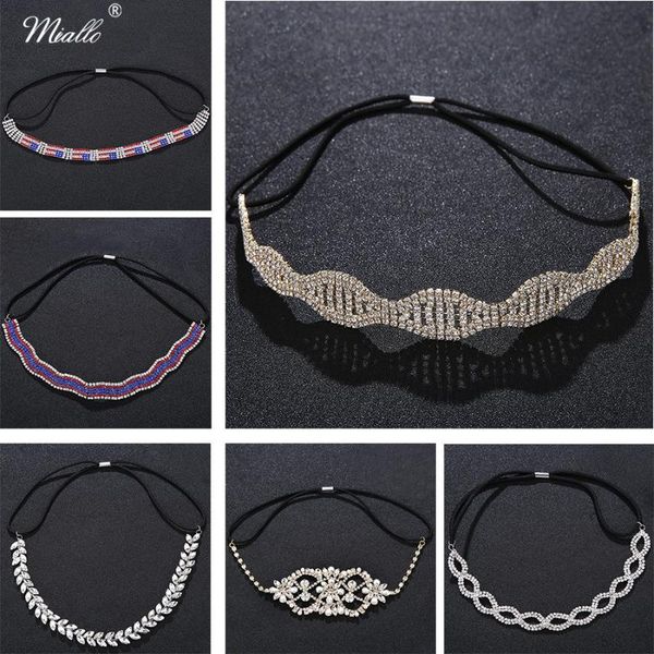 miallo wedding tiara crown headbands for bride hair accessories elastic rhinestone crystal headpiece head chain for women, Golden;silver
miallo wedding tiara crown headbands for bride hair accessories elastic rhinestone crystal headpiece head chain for women, Golden;silver
