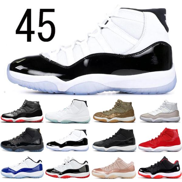 2020 bred 2019 11 11s jumpman men women basketball shoes 25th anniversary gamma blue mens trainers sports sneakers size 5.5-13, White;red
2020 bred 2019 11 11s jumpman men women basketball shoes 25th anniversary gamma blue mens trainers sports sneakers size 5.5-13, White;red