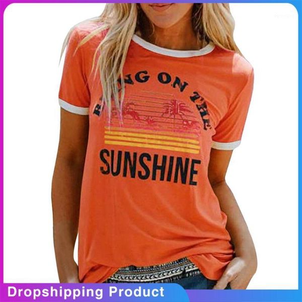 2019 summer women shirt orange bring on the sunshine letter print short sleeve novelty female t-shirt usps dropshipping1, White
2019 summer women shirt orange bring on the sunshine letter print short sleeve novelty female t-shirt usps dropshipping1, White