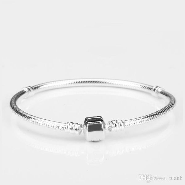 factory767hsnake factory wholesale 925 sterling silver bracelets 3mm chain fit pandora charms bead bangle bracelet jewelry making g
factory767hsnake factory wholesale 925 sterling silver bracelets 3mm chain fit pandora charms bead bangle bracelet jewelry making g