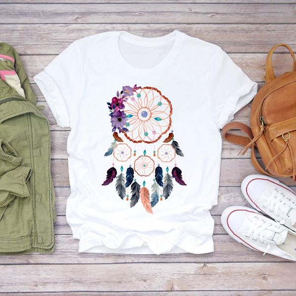 women feather cute dream web fashion 90s style print lady t shirts womens graphic t shirt ladies female tee shirt, White
women feather cute dream web fashion 90s style print lady t shirts womens graphic t shirt ladies female tee shirt, White