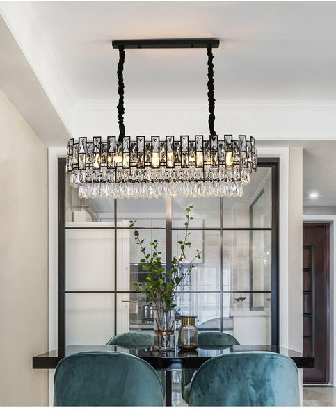 Shine Cystal Chandelier for Living Room Modern Home Decoration Retangle Kitchen Lighting led Chandeliers Black Light Lamps
Shine Cystal Chandelier for Living Room Modern Home Decoration Retangle Kitchen Lighting led Chandeliers Black Light Lamps