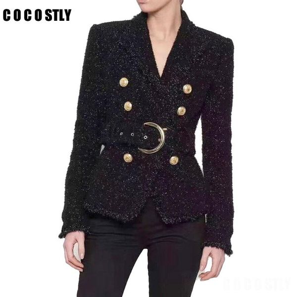 women's suits & blazers blazer woman spring autumn 2021 fashionable short bright silk threads wool belt slim fit double breasted black, White;black
women's suits & blazers blazer woman spring autumn 2021 fashionable short bright silk threads wool belt slim fit double breasted black, White;black