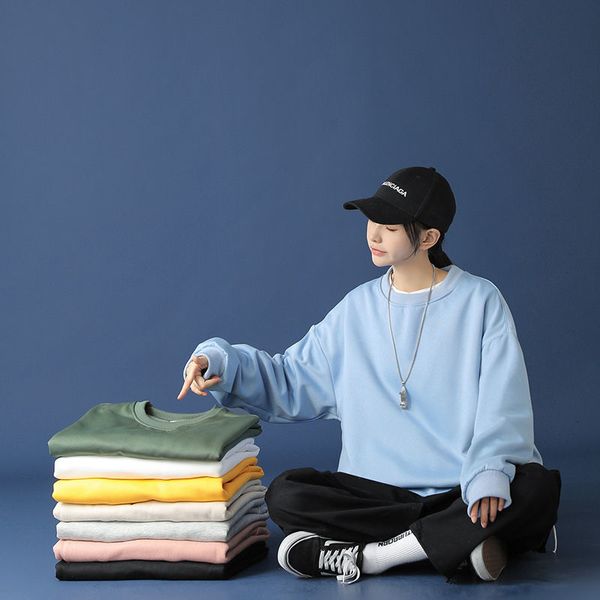 women's solid color sweatshirts autumn new 8 colors couple hoodie korean streetwear woman fashion casual clothing kg-283, Black
women's solid color sweatshirts autumn new 8 colors couple hoodie korean streetwear woman fashion casual clothing kg-283, Black