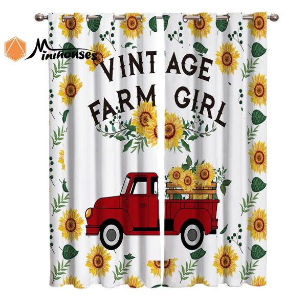 curtain & drapes farm girl farmhouse red truck with sunflowers curtains window living room kitchen indoor high blackout
curtain & drapes farm girl farmhouse red truck with sunflowers curtains window living room kitchen indoor high blackout
