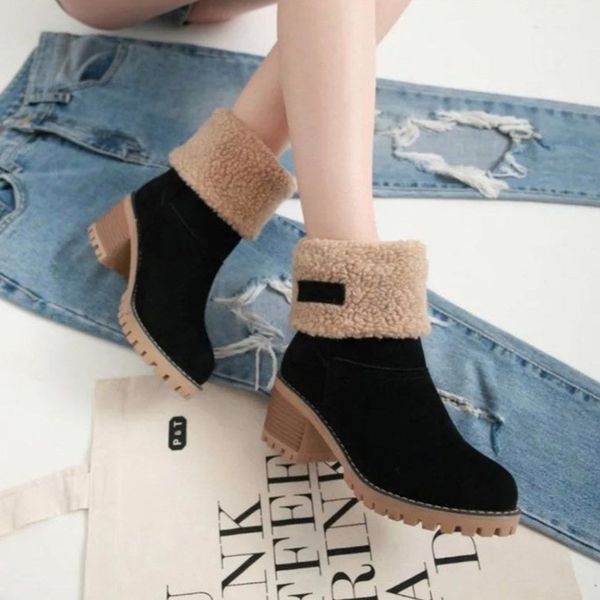 winter warm ankle snow australia boot lady boots cowboy bottes chaussons shoes women big size 35--43, Black
winter warm ankle snow australia boot lady boots cowboy bottes chaussons shoes women big size 35--43, Black