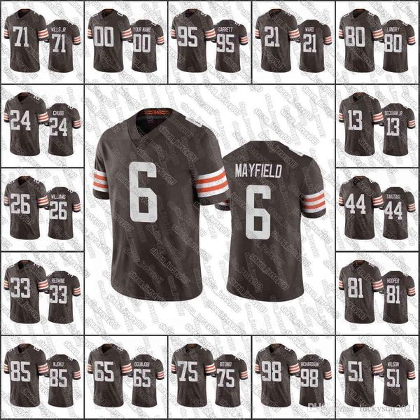 клевев коричневый мужчины # 6 baker mayfield 13 odell beckham jr 95 myles garrett жадный уильямс дэвид нижоку молодежь нфл customjersey, Black;red
клевев коричневый мужчины # 6 baker mayfield 13 odell beckham jr 95 myles garrett жадный уильямс дэвид нижоку молодежь нфл customjersey, Black;red
