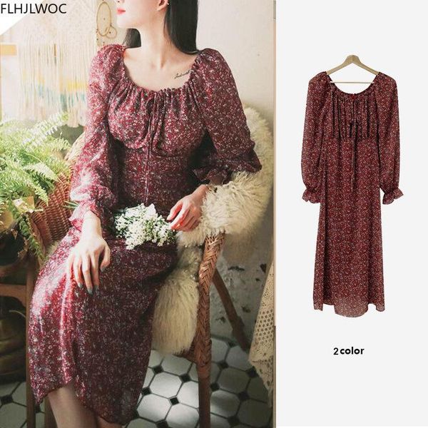 chic korea fashion feminine vestidos womens spring winter basic wear floral printing retro vintage long maxi dress n2479, Black;gray
chic korea fashion feminine vestidos womens spring winter basic wear floral printing retro vintage long maxi dress n2479, Black;gray