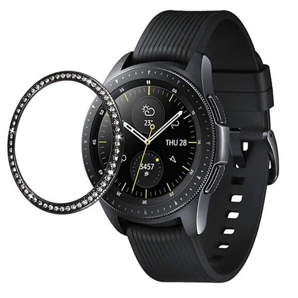 bling bezel для samsung galaxy watch 42 мм / 46 мм чехол шестерня s3 fronidier / classic / s2 / спортивная клейкая крышка аксессуары 46/42 3, Black;brown 
bling bezel для samsung galaxy watch 42 мм / 46 мм чехол шестерня s3 fronidier / classic / s2 / спортивная клейкая крышка аксессуары 46/42 3, Black;brown
