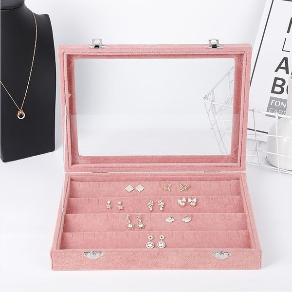 high-end simple pink earrings earrings display box with cover dustproof transparent finishing jewelry jewelry storage box t200917, Black;white
high-end simple pink earrings earrings display box with cover dustproof transparent finishing jewelry jewelry storage box t200917, Black;white