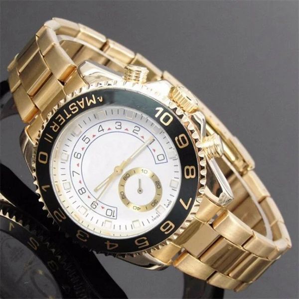 042 chronograph working stainless steel mens luxury watches for man multifunction fashion casual quartz watche, Slivery;brown