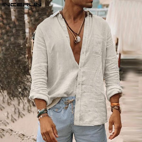men pockets chemise loose buttons blusas streetwear incerun 2021 mens solid color shirts fashion long sleeve lapel camisa 3xl 7, White;black
men pockets chemise loose buttons blusas streetwear incerun 2021 mens solid color shirts fashion long sleeve lapel camisa 3xl 7, White;black