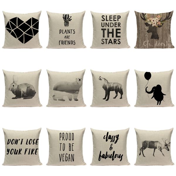 nordic cushion home decorative home animal rabbit polar bear linen throw pillows one side print dropshipping pillow cover
nordic cushion home decorative home animal rabbit polar bear linen throw pillows one side print dropshipping pillow cover