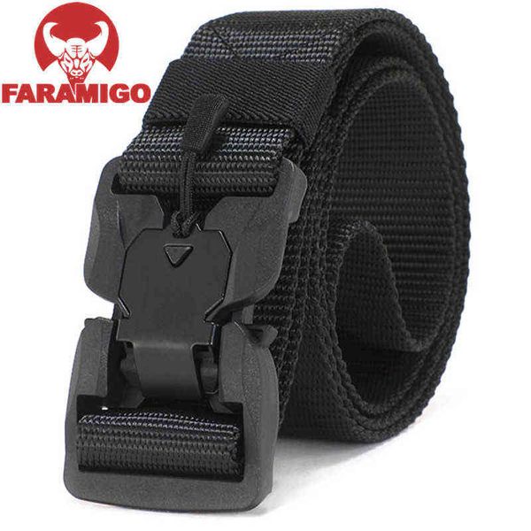 new military equipment combat tactical belt for men us army training nylon magnetic buckle waist belt outdoor hunting belt aa220312, Black;brown
new military equipment combat tactical belt for men us army training nylon magnetic buckle waist belt outdoor hunting belt aa220312, Black;brown