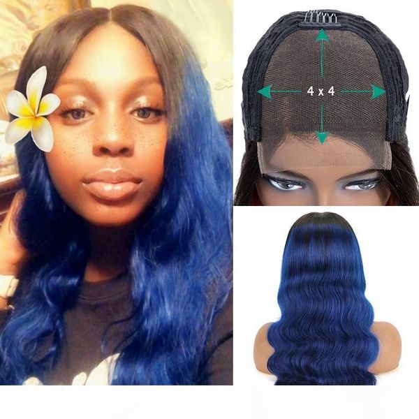 body wave human hair wig 1b blue colored glueless lace front wigs for black women 150% brazilian remy wavy ombre 4x4 closure wig baby hair, Black;brown
body wave human hair wig 1b blue colored glueless lace front wigs for black women 150% brazilian remy wavy ombre 4x4 closure wig baby hair, Black;brown