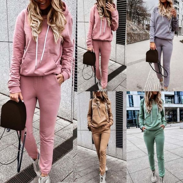 yoga outfits autumn and winter tracksuits 2 piece set female solid color sports suit leisure time hoodie sweatshirt athletic wear1, White;red
yoga outfits autumn and winter tracksuits 2 piece set female solid color sports suit leisure time hoodie sweatshirt athletic wear1, White;red