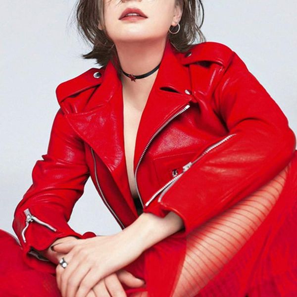 motorcycle leather women's short leather jacket red black pu motorcycle jacket 2020 autumn women fashion coat women1 
motorcycle leather women's short leather jacket red black pu motorcycle jacket 2020 autumn women fashion coat women1