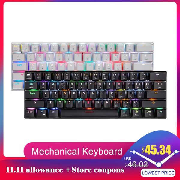 motospeed 62 usb wired bt dual mode gaming keyboard 61 keys rgb mechanical keyboard with 19 kinds of rgb light effect
motospeed 62 usb wired bt dual mode gaming keyboard 61 keys rgb mechanical keyboard with 19 kinds of rgb light effect