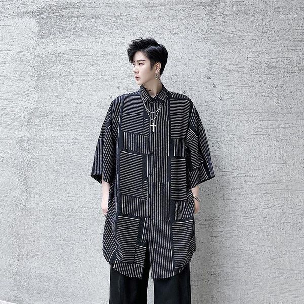 2020 summer new youth popular loose striped 3/4 sleeve solid color fashion casual long style shoulder sleeve black -xl1, White;black
2020 summer new youth popular loose striped 3/4 sleeve solid color fashion casual long style shoulder sleeve black -xl1, White;black