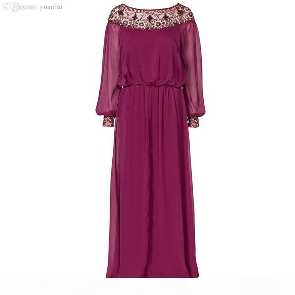wholesale-women's casual summer style full sleeve o-neck floor-length plus size xxxl 4xl 5xl embellished off shoulder chiffon maxi dress, Black;gray
wholesale-women's casual summer style full sleeve o-neck floor-length plus size xxxl 4xl 5xl embellished off shoulder chiffon maxi dress, Black;gray