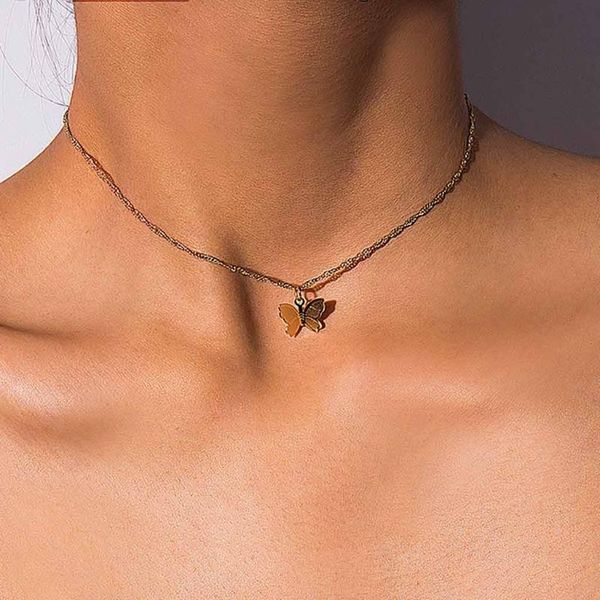 pendant necklaces vintage metallic gold chain butterfly necklace women ladies jewelry for valentine's day gifts, Silver
pendant necklaces vintage metallic gold chain butterfly necklace women ladies jewelry for valentine's day gifts, Silver