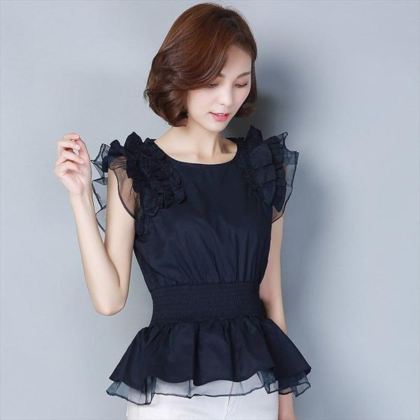 new spring summer fashion womens splicing chiffon blouses o neck casual shirts ruffle sleeve chiffon elegant dd8267, White
new spring summer fashion womens splicing chiffon blouses o neck casual shirts ruffle sleeve chiffon elegant dd8267, White