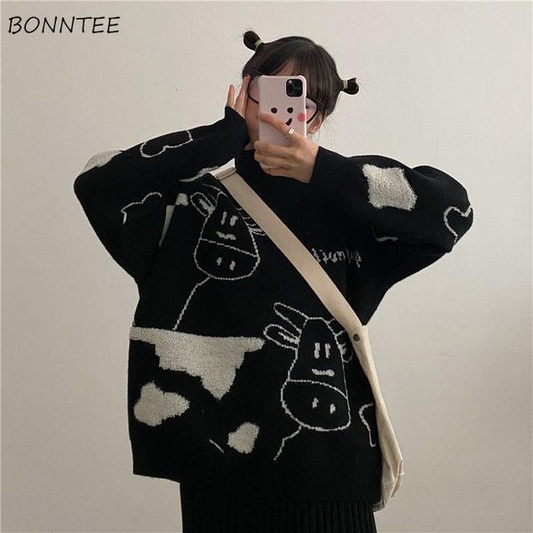 harajuku sweaters women popular o-neck lovely cartoon preppy simple new long sleeve teens knitted pullover daily casual korean, White;black
harajuku sweaters women popular o-neck lovely cartoon preppy simple new long sleeve teens knitted pullover daily casual korean, White;black