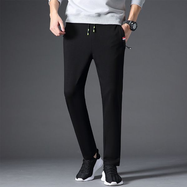 2020 men's pure cotton casual comfortable binding flat leg sports pants, Black
2020 men's pure cotton casual comfortable binding flat leg sports pants, Black