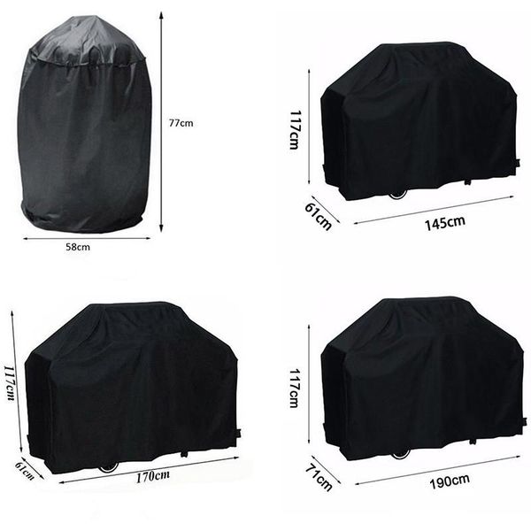 black waterproof bbq cover heavy duty bbq accessories grill cover rain anti dust rain gas charcoal electric barbeque lid
black waterproof bbq cover heavy duty bbq accessories grill cover rain anti dust rain gas charcoal electric barbeque lid