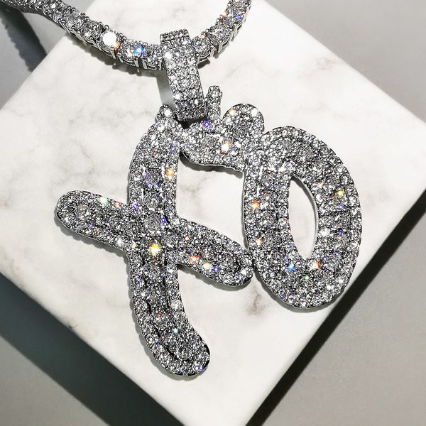 a letters from bling aaa zircon heart the celebrity style of men hip hop fashion necklace jewelry 4ibk, Silver
a letters from bling aaa zircon heart the celebrity style of men hip hop fashion necklace jewelry 4ibk, Silver