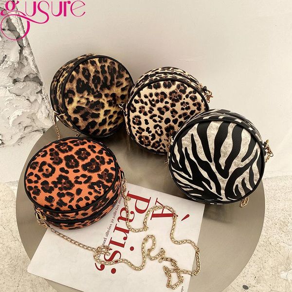 gusure brand design luxury ladies round crossbody bag single chain shoulder pack leopard pattern purse female handbag mujer sac
gusure brand design luxury ladies round crossbody bag single chain shoulder pack leopard pattern purse female handbag mujer sac