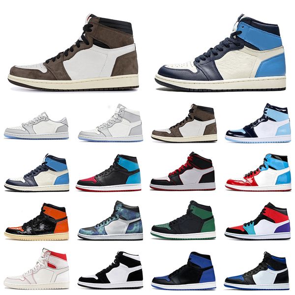jumpman 1 men women basketball shoes 1s mens trainers cactus jack unc fearless obsidian fashion sports sneakers size 36-46, White;red
jumpman 1 men women basketball shoes 1s mens trainers cactus jack unc fearless obsidian fashion sports sneakers size 36-46, White;red