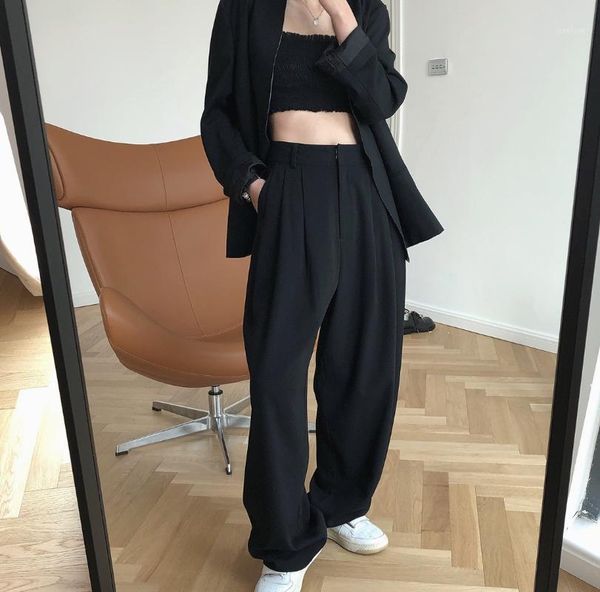 spring autumn woman pants casual office lady trouser elegant wide-leg pants woman1, Black;white
spring autumn woman pants casual office lady trouser elegant wide-leg pants woman1, Black;white