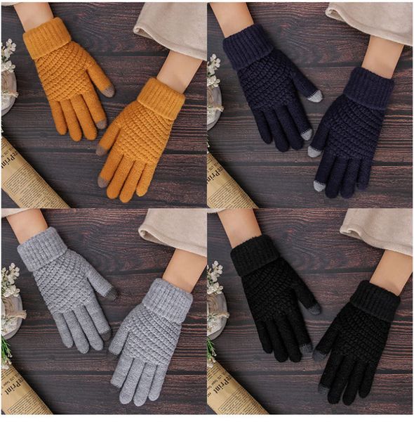 gloves winter ladies cold-proof mitten warm wool velvet style warm gloves knitted gloves jacquard winter touch screen glove, Blue;gray
gloves winter ladies cold-proof mitten warm wool velvet style warm gloves knitted gloves jacquard winter touch screen glove, Blue;gray