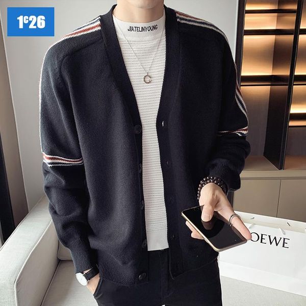 korean style man sweaters casual loose fashion cardigan winter knitted oversized man sweaters pull hiver men's clothing db60my, White;black
korean style man sweaters casual loose fashion cardigan winter knitted oversized man sweaters pull hiver men's clothing db60my, White;black