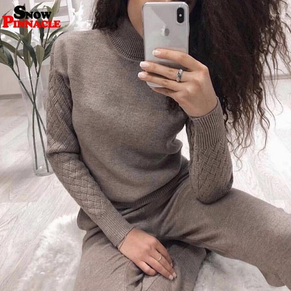 women autumn winter sweater suit sets fashion thick 2pcs track suit female knitted trousers+jumper costume 1 kg1, White
women autumn winter sweater suit sets fashion thick 2pcs track suit female knitted trousers+jumper costume 1 kg1, White