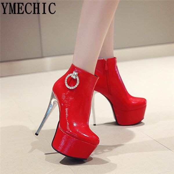 boots ymechic fashion party wedding womens shoes extra high heels patent pu leather gothic punk platform ankle winter plus size, Black
boots ymechic fashion party wedding womens shoes extra high heels patent pu leather gothic punk platform ankle winter plus size, Black