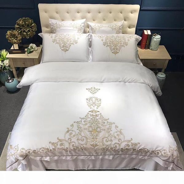 2018 4 6pcs super soft bedding set embroidered home duvet cover set king size with bed sheet pillowcase
2018 4 6pcs super soft bedding set embroidered home duvet cover set king size with bed sheet pillowcase