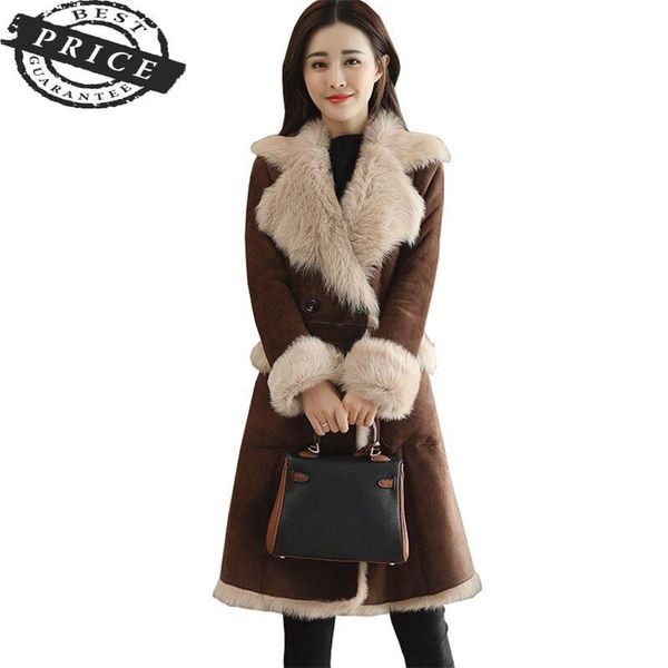 women's wool & blends fashion women outerwear 2021 plus size high end thicken winter woolen jacket autumn long warm coat casual female, Black
women's wool & blends fashion women outerwear 2021 plus size high end thicken winter woolen jacket autumn long warm coat casual female, Black