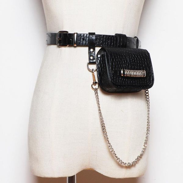 retor women waist pack pu fanny pack simple waist belt bag crossbody chain bags for lady casual chest female purse black
retor women waist pack pu fanny pack simple waist belt bag crossbody chain bags for lady casual chest female purse black