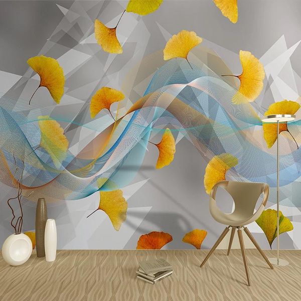 self-adhesive wallpaper modern abstract art line ginkgo leaf p wall mural living room study waterproof canvas wall stickers
self-adhesive wallpaper modern abstract art line ginkgo leaf p wall mural living room study waterproof canvas wall stickers
