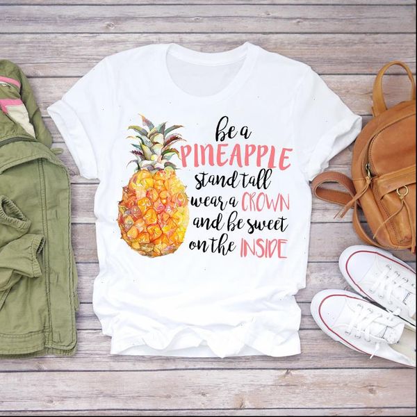 women 2021 summer pineapple sweet fruit fashion printed print lady t shirts t shirt ladies womens graphic female tee t shirt, White
women 2021 summer pineapple sweet fruit fashion printed print lady t shirts t shirt ladies womens graphic female tee t shirt, White