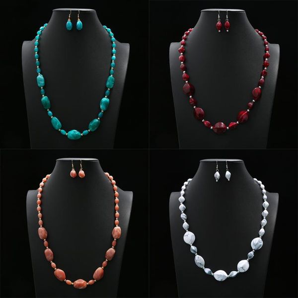 acrylic beaded necklace earrings jewelry set fashion bohemian winter long sweater necklace for women party wedding gifts, Silver
acrylic beaded necklace earrings jewelry set fashion bohemian winter long sweater necklace for women party wedding gifts, Silver