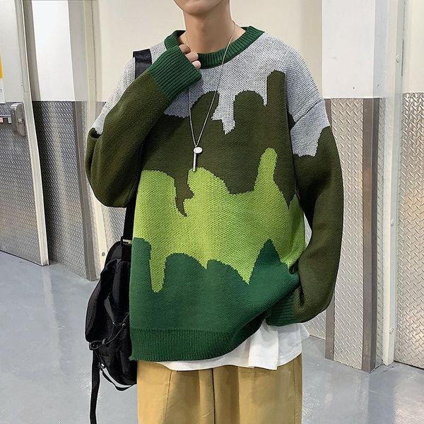 autumn winter sweater men's warm fashion contrast color retro casual knitted pullover men korean knitting sweaters mens clothes, White;black
autumn winter sweater men's warm fashion contrast color retro casual knitted pullover men korean knitting sweaters mens clothes, White;black