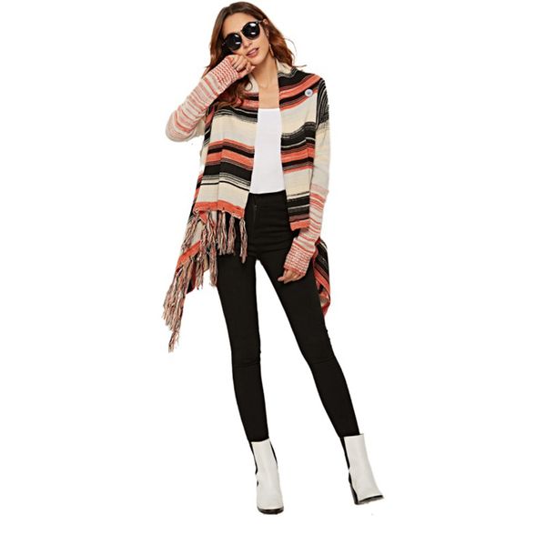 sweater cross-border foreign trade popular european and american womens clothing tassel ins sweater sweater shawl coat, White
sweater cross-border foreign trade popular european and american womens clothing tassel ins sweater sweater shawl coat, White